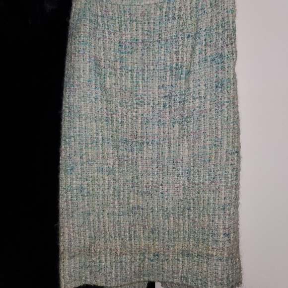 Vintage Tweed jacket skirt tailored suit set - Picture 4 of 5